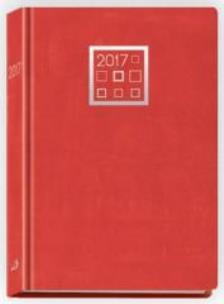 Opakowanie Terminarz 2017 B7 Standard - czerwony