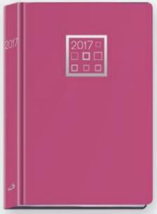 Opakowanie Terminarz 2017 B7 Standard - różowy