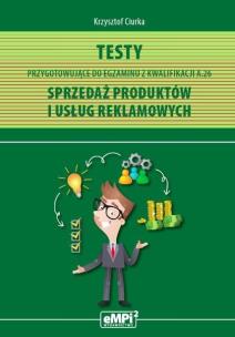Okładka książki Testy kwalifikacja A.18 Sprzedaż produktów...