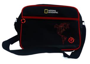 Opakowanie Torba na ramię z przegrodą na laptopa National Geographic Compass Red