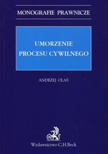 Okładka książki Umorzenie procesu cywilnego