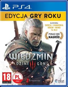 Opakowanie Wiedźmin 3 Edycja Gry Roku PS4