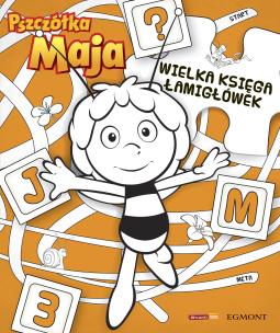 Okładka książki Wielka Księga Łamigłówek. Pszczółka Maja