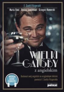 Okładka książki Wielki Gatsby z angielskim