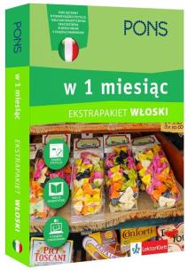 Okładka książki Włoski w 1 miesiąc z 3 tablicami językowymi i kursem online