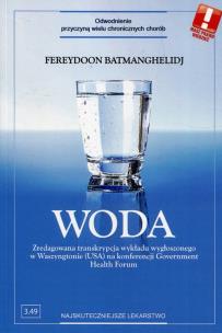 Woda. Autor: Fereydoon Batmanghelidj. Multiszop.pl Okładka książki Woda