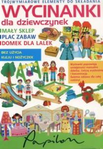 Opakowanie Wycinanki dla dziewczynek (mały sklep, plac zabaw, domek dla lalek)
