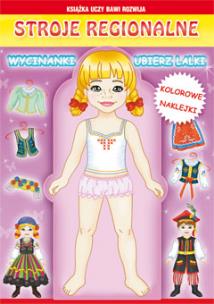 Okładka książki Wycinanki Stroje regionalne