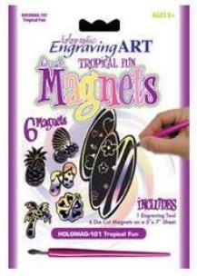 Opakowanie Wydrapywanka magnetyczna Tropikalna zabawa