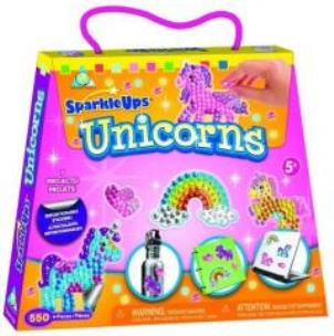 Opakowanie Wyklejane błyszczące naklejki - Jednorożce