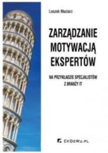 Okładka książki Zarządzanie motywacją ekspertów