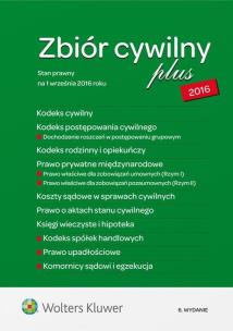Okładka książki Zbiór cywilny 2016 PLUS