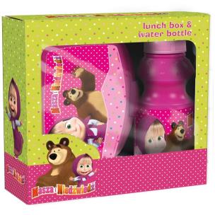 Opakowanie Zestaw śniadaniówka+bidon Masza i Niedźwiedź DERFO