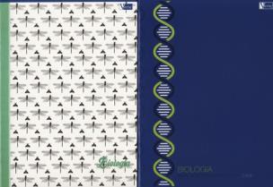 Opakowanie Zeszyt A5 Biologia w kratkę 80 kartek 10 sztuk mix