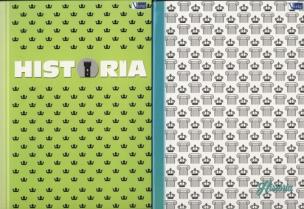 Opakowanie Zeszyt A5 Historia w kratkę 80 kartek 10 sztuk mix