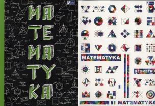 Opakowanie Zeszyt A5 Matematyka w kratkę 60 kartek 10 sztuk mix