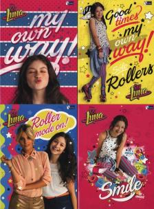 Opakowanie Zeszyt A5 Soy Luna w kratkę 60 kartek 10 sztuk mix