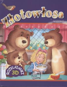 Okładka książki Złotowłosa Rozkładanki 3D