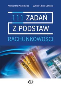 Okładka książki 111 zadań z podstaw rachunkowości