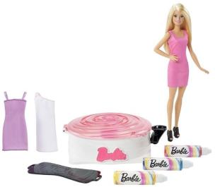 Opakowanie Barbie Zakręcone wzory zabawa z ubrankami
