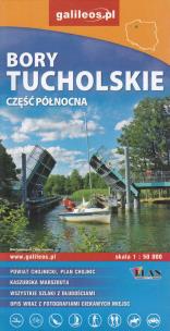 Okładka książki Bory Tucholskie część Północna 1:50 000