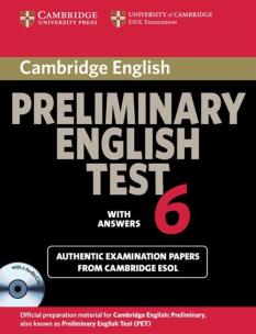 Opakowanie Cambridge Preliminary English Test 6 Self Study Pack