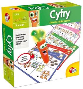 Opakowanie Carotina. Gra dla najmłodszych - cyfry.