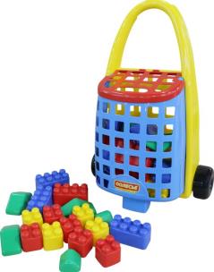 Opakowanie Ciekawa taczka + Klocki 'Baby' (38 elementów)