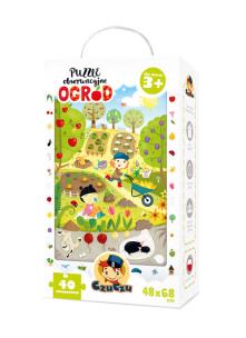 CzuCzu Puzzle obserwacyjne Ogród 3+. Autor: Opracowanie zbiorowe. Multiszop.pl Okładka książki CzuCzu Puzzle obserwacyjne Ogród 3+
