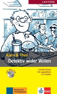 Okładka książki Detektiv wider Willen Klara & Theo + CD