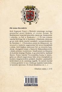 Okładka książki Diariusze sejmu koronacyjnego Zygmunta III Wazy 1587/1588 roku