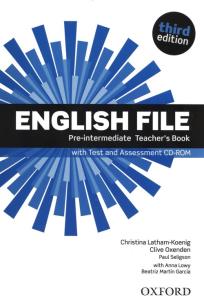 Okładka książki English File Pre-Intermediate Teacher's Book + CD