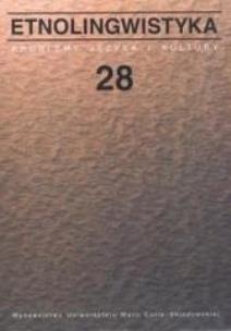 Okładka książki Etnolingwistyka T.28 Problemy języka i kultury