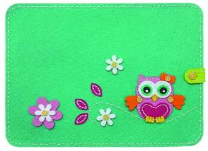 Opakowanie Filcowe Robótki - Etui na tablet z Sową STnux