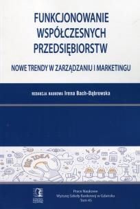 Okładka książki Funkcjonowanie współczesnych przedsiębiorstw