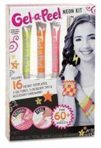 Opakowanie Gel-a-Peel Zestaw akcesoriów 3-pak neonowy