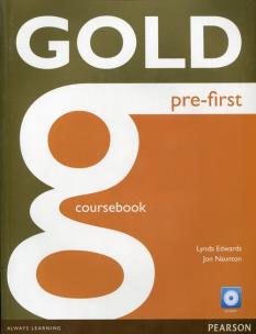 Okładka książki Gold Pre- First Coursebook with CD