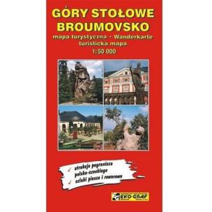 Opakowanie Góry Stołowe Broumovsko mapa 1:50 000