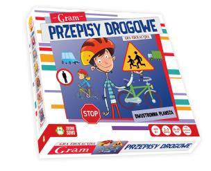 Opakowanie Gram. Przepisy drogowe. Gra edukacyjna
