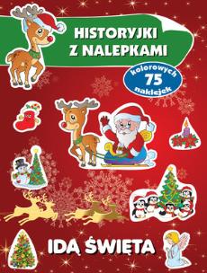 Okładka książki Historyjki z nalepkami. Idą święta