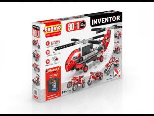 Inventor 90 in 1 models motorized. Wydawca: Engino. Multiszop.pl Opakowanie Inventor 90 in 1 models motorized