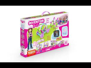 Inventor girl 30 modeli. Wydawca: Engino. Multiszop.pl Opakowanie Inventor girl 30 modeli
