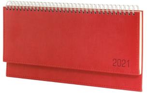 Opakowanie Terminarz 2021 Leżący Vivella Czerwony