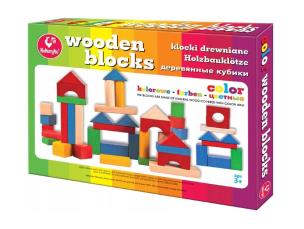 Opakowanie Klocki drewniane kolorowe
