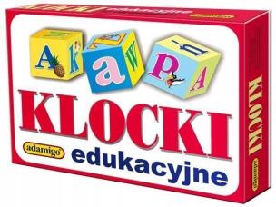 Klocki edukacyjne 18 el.. Wydawca: Adamigo. Multiszop.pl Opakowanie Klocki edukacyjne 18 el.