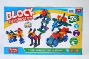 Opakowanie Klocki konstrukcyjne 50 elementów