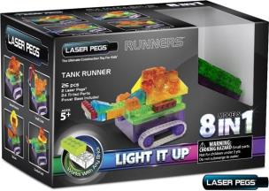 Opakowanie Klocki laser pegs 8 w 1 Tank runner
