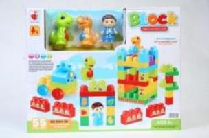 Opakowanie Klocki plastikowe 55 elementów