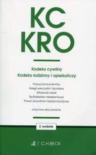 Okładka książki Kodeks cywilny Kodeks rodzinny i opiekuńczy