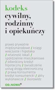Okładka książki Kodeks cywilny, rodzinny i opiekuńczy